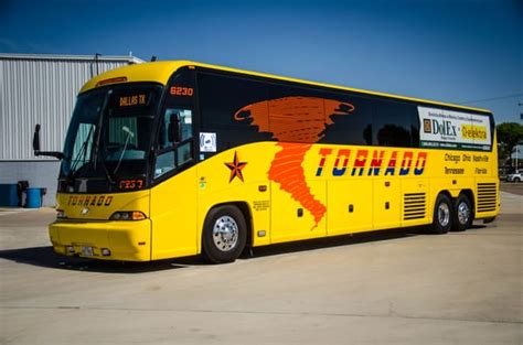 If you’re looking to travel to Dallas this week, <strong>bus</strong> tickets are available starting at $75. . El tornado bus company